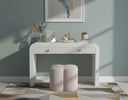 Clover - Ottoman - Meridian Furniture - Upholstered Ottomans - Elite Enclave Home