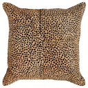 Leopard - 20" x 20" Pillow - Camel / Black - Classic Home - Accent Pillows - Elite Enclave Home