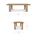 Anders - Small Dining Table - Natural - Moe's Home Collection - Dining Tables - Elite Enclave Home