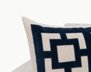 Novel Estate - 22" x 22" NV Corbin Pillow - Navy Blue - Classic Home - Accent Pillows - Elite Enclave Home