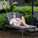 Bea - Outdoor Pool Chaise - Black