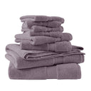 800GSM - 8 Piece Antimicrobial Towel Set - Light Purple - Madison Park Signature - Towel Sets - Elite Enclave Home