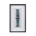 Cerulean Stones - Real Natural Agate Framed - Blue - INK+IVY - Framed Prints - Elite Enclave Home