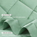 Windom - King All Season Hypoallergenic Blanket With 3M Scotchgard - Seafoam