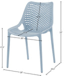 Mykonos - Outdoor Patio Dining Chair (Set of 2) - Meridian Furniture - Chair Sets- Elite Enclave Home