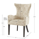 Angelica - Arm Dining Chair (Set of 2) - Tan - Madison Park - Chair Sets - Elite Enclave Home
