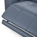 Alea - Leather Power Recliner Sofa - Smoke Blue - Classic Home - Reclining Sofas- Elite Enclave Home