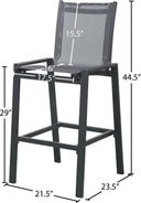Nizuc - Outdoor Patio Barstool (Set of 2) - Meridian Furniture - Stool Sets- Elite Enclave Home