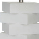 Ascent - White Geometric Table Lamp