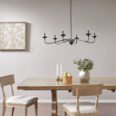 Brighton - 6 - Light Farmhouse Chandelier - Matte Black - INK+IVY - Chandeliers - Elite Enclave Home