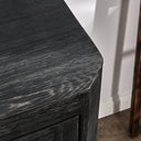 Macarthur - Reclaimed Oak 4 Door Cabinet - Aged Black - Classic Home - Sideboards- Elite Enclave Home