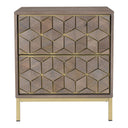Corolla - Nightstand - Gray - Moe's Home Collection - Accent Nightstands - Elite Enclave Home