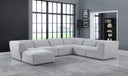Miramar - 7 Piece Modular Sectional - Meridian Furniture - Stationary Sectionals - Elite Enclave Home