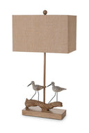 Piper Bird Table Lamps With Brown Shade (Set of 2) - Brown Sand