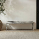 Rossi - Bench - Gray - Moe's Home Collection - Upholstered Benches - Elite Enclave Home