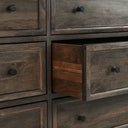 Adelaide - Wood 9 Drawer Dresser - Cocoa Brown - Classic Home - Dressers - Elite Enclave Home
