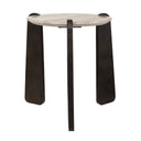 Talud - Modern Marble Side Table - Bronze / Gray - Uttermost - Side Tables - Elite Enclave Home