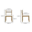 Villetta - Dining Chair (Set of 2) - Stripe Multicolor - Moe's Home Collection - Chair Sets - Elite Enclave Home