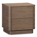 Round Off - Tall Nightstand - Dark Brown - Moe's Home Collection - Accent Nightstands - Elite Enclave Home