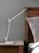 Metal Novelty Desk Table Lamp - White - HomeRoots - Table Lamps - Elite Enclave Home
