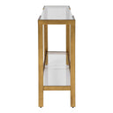 Kendrick - Glass Console Table - Gold