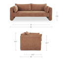 Moore - Sofa - Heritage Pink - Moe's Home Collection - Stationary Sofas - Elite Enclave Home