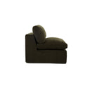 Cates - Slipper Chair - Dark Green - Moe's Home Collection - Armless Chairs - Elite Enclave Home