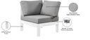 Nizuc - Outdoor Corner Chair - Meridian Furniture - Corners- Elite Enclave Home