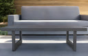 Aluminum Outdoor Coffee Table - Charcoal