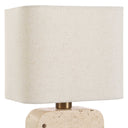 Tusk - Travertine Accent Lamp - Beige - Uttermost - Table Lamps- Elite Enclave Home
