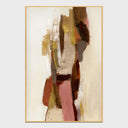 Opulent - 40" x 60" Painting Art by Buddy Whitlock - Pink & Beige