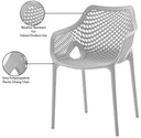 Mykonos - Outdoor Dining Chair (Set of 2) - Meridian Furniture - Chair Sets- Elite Enclave Home