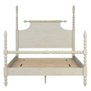 Beckett - Queen Turned Spindle Bed - Antique Cream - Madison Park Signature - Platform Beds - Elite Enclave Home