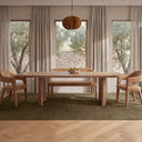 Martens - Dining Bench Leather - Tan - Moe's Home Collection - Upholstered Benches - Elite Enclave Home