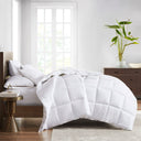Signature - King Dobby Cotton Down Alternative Comforter - White