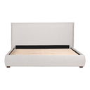 Luzon - Queen Bed - Light Gray - Moe's Home Collection - Upholstered Beds - Elite Enclave Home