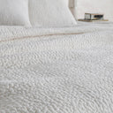 Danica - Euro Sham - White - Bone - Classic Home - Quilts & Shams- Elite Enclave Home