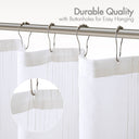 Anna - Sheer 72x84" Shower Curtain - White - Madison Park - Shower Curtains - Elite Enclave Home