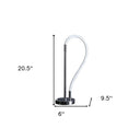 Bedside LED Table Lamp - Silver