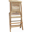 Solid Wood Outdoor Dining Chair - Natural