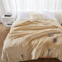 Heated Microlight to Berber - Twin Blanket - Tan