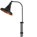 Adjustable Traditional Shaped Floor Lamp With Bronze Dome Shade - Bronze - HomeRoots - Floor Lamps - Elite Enclave Home