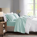 3M Microcell - King Luxurious Brushed Microfiber Deep Pocket Sheet Set - Seafoam
