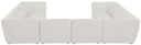 Miramar - 8 Piece Modular Sectional - Meridian Furniture - Stationary Sectionals - Elite Enclave Home