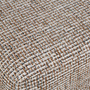 Kelce - Woven Checkered Ottoman - Brown