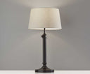 Metal With Tan Empire Shade (Set of 2) - Black