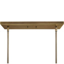 Brookdale - Industrial 3 Light Linear Chandelier - Gold