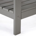 Plastic Outdoor Side Table - Light Gray