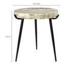 Brinley - Marble Accent Table - Beige - Moe's Home Collection - Accent Tables - Elite Enclave Home