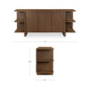 Casey - Sideboard - Dark Brown - Moe's Home Collection - Sideboards - Elite Enclave Home